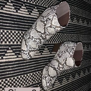 Snakeskin Booties